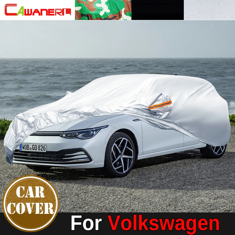 Housse voiture pour Volkswagen Golf compacte, Break et Cabriolet, polyester 190T anti-UV