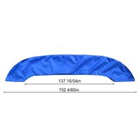 Housse de rangement pour bimini de bateau 3 arceaux, bleue, Oxford 600D, 2 largeurs