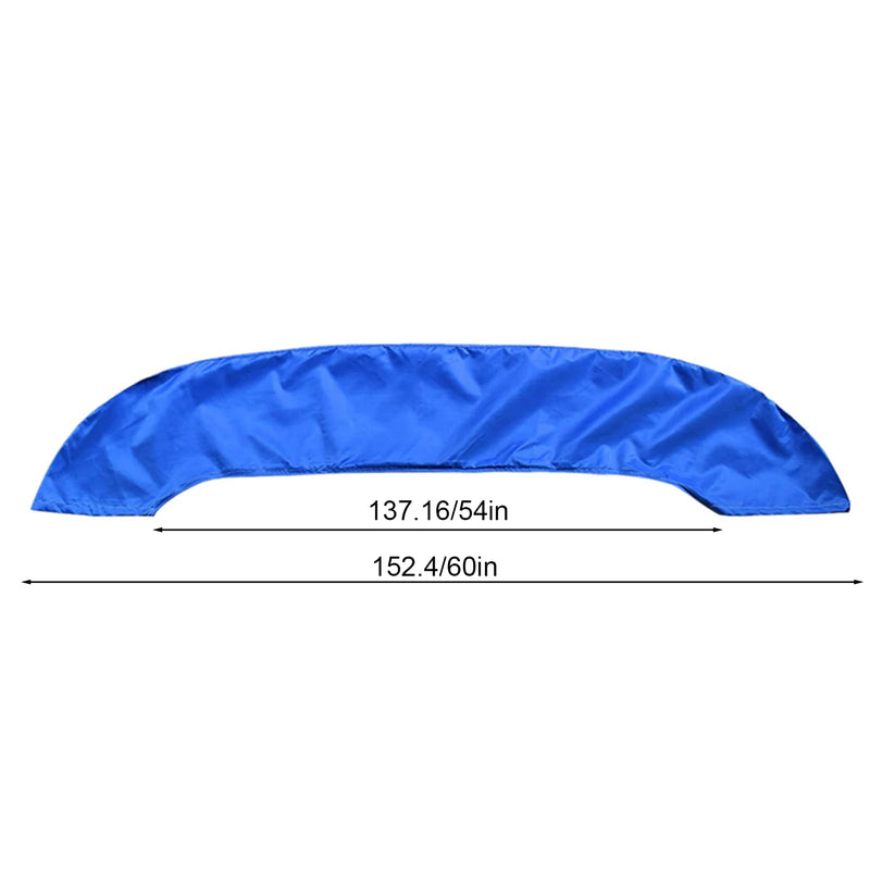 Housse de rangement pour bimini de bateau 3 arceaux, bleue, Oxford 600D, 2 largeurs