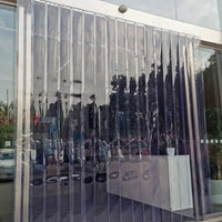 Lanière de rideau PVC transparente pour porte et climatisation, 18 cm x 1,90 à 2,50 m