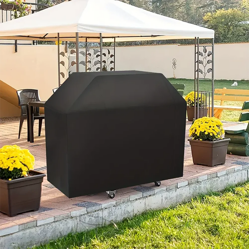 Housse barbecue noire Oxford 190T et 210D étanche anti-UV, 7 dimensions