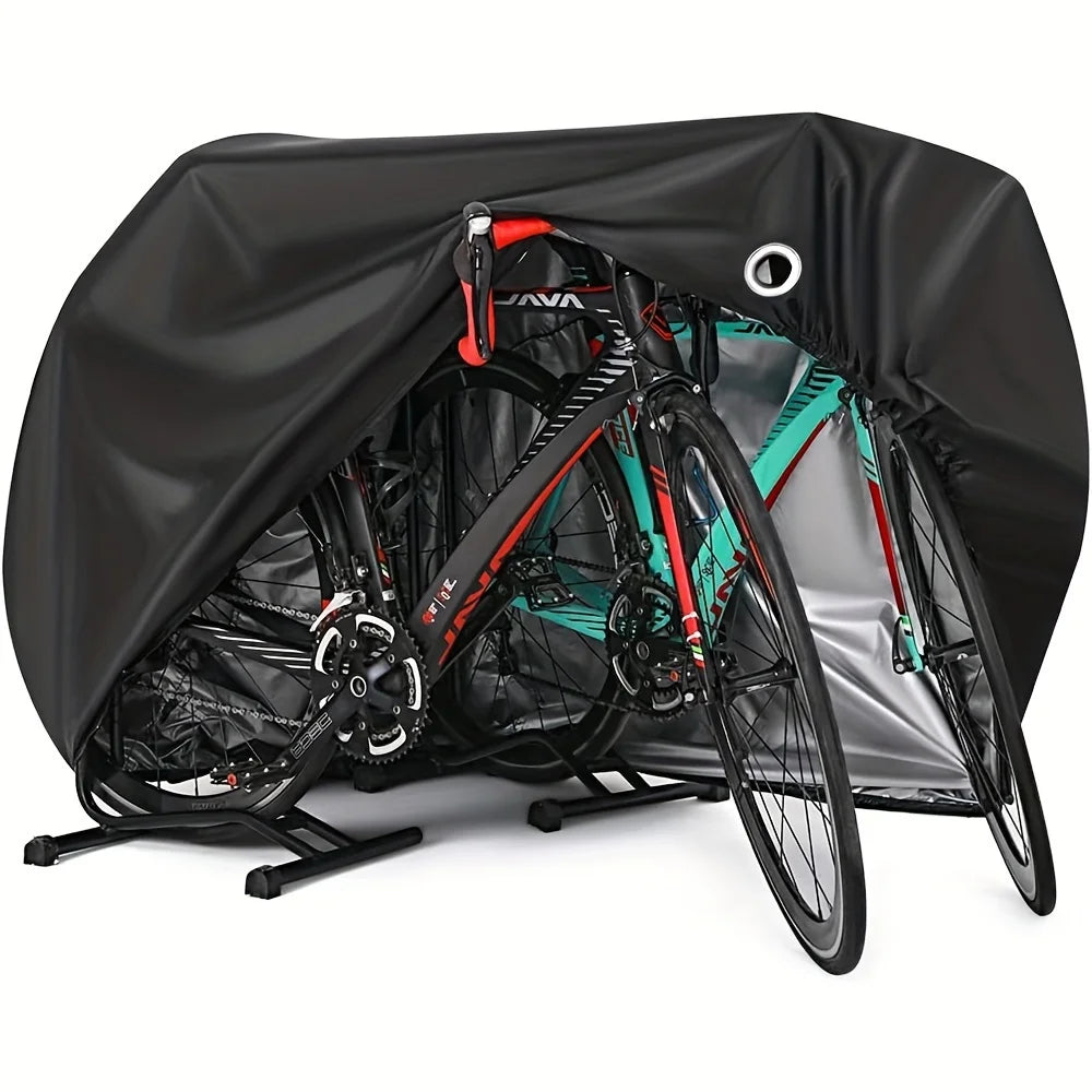 Housse vélo extérieur imperméable pour 2 vélos, 198 x 74 x 109 cm