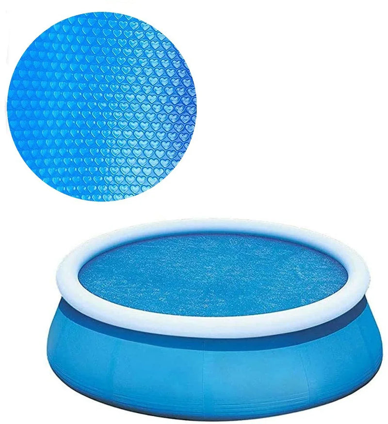 Bâche solaire à bulles piscine ronde ou rectangulaire, anti-UV, 8 tailles