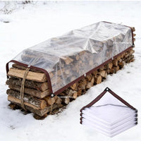 Bâche transparente PE à œillets anti-UV, 10 tailles, 2 x 2 à 4 x 4 m