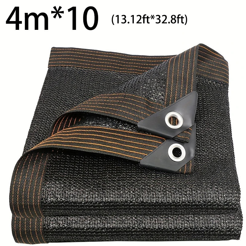 Voile d'ombrage noire anti-UV à 80 % d'ombrage, 21 tailles jusqu'à 8 x 12 m