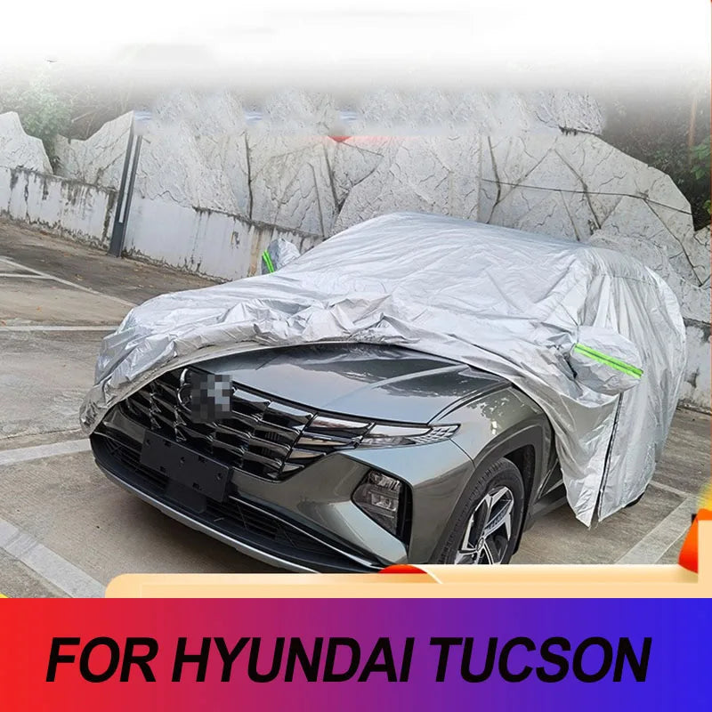 Housse voiture pour Hyundai Tucson 2021 NX4, Oxford imperméable, anti-UV