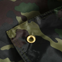 Bâche de sol camouflage ultralégère en nylon, 3 tailles jusqu'à 3 x 2,9 m