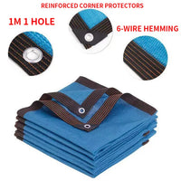 Filet d'ombrage 12 broches anti-UV à œillets, 85 à 90 % d'ombre, 5 coloris, 16 tailles