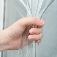 Bande de rideau de porte PVC transparent coupe-vent, 18 cm de large, 1,90 à 2,50 m
