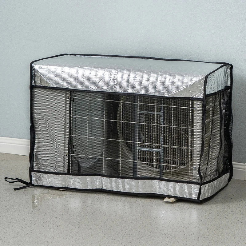 Housse de climatiseur extérieur en aluminium, façade en maille, 5 tailles de 75 à 105 cm