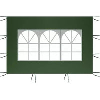 Bâche latérale pour tonnelle 3x2 m en Oxford imperméable, avec ou sans fenêtres, 4 coloris