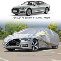 Housse voiture pour Audi A1 Hatchback GB, polyester 270T argent, anti-neige