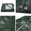 Bâche imperméable multi-usage avec œillets, polyéthylène 8 mil, verte ou bleue, de 2x3 à 4x5 m