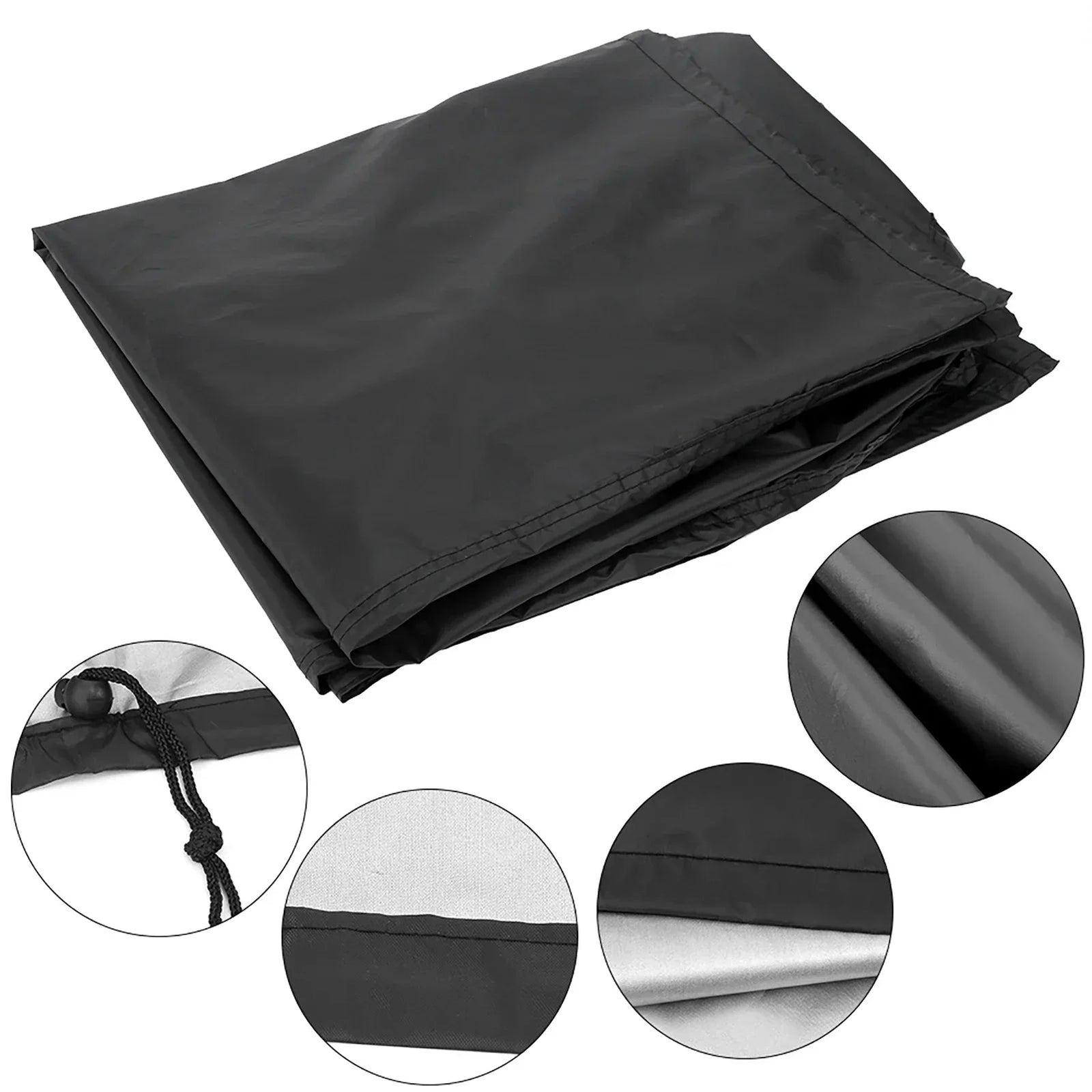 Housse barbecue imperméable en polyester enduit PU, 3 tailles de 80 à 170 cm