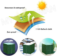 Housse de cuve IBC 1000 L imperméable, Oxford 210D, 120x100x116 cm, avec ou sans fermeture éclair