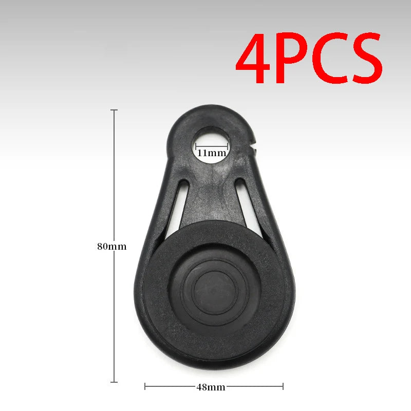 Clips de bâche à disque en plastique, lot de 4 ou 8, sans percer la toile