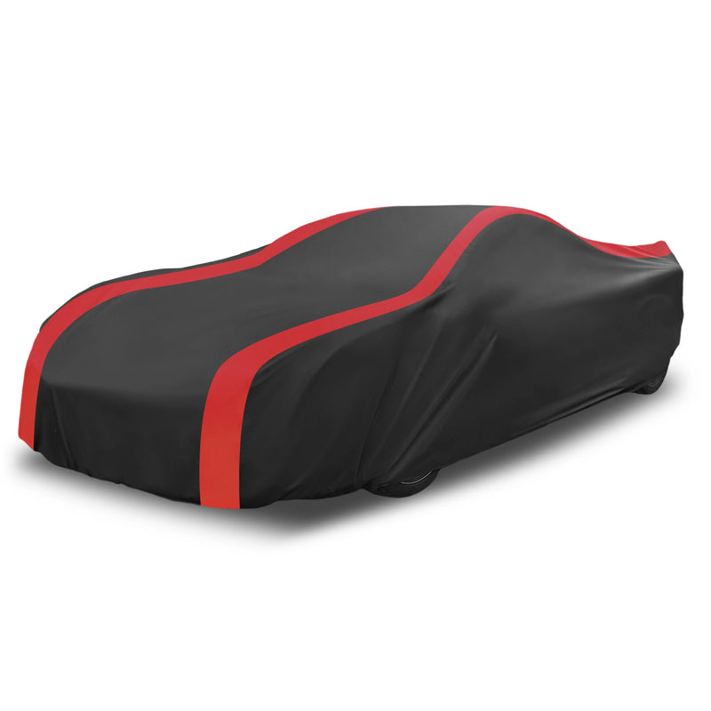 Housse voiture pour Chevrolet Corvette C3, triple couche imperméable, extensible, anti-poussière et anti-neige, noire