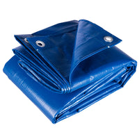 Bâche imperméable à œillets en polyéthylène 280 g/m², de 2x3 à 4x8 m, 3 coloris