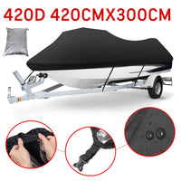 Housse jet ski 3 places Oxford 420D imperméable, 420 x 300 cm, noir, argent ou bleu