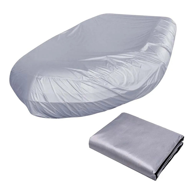 Housse de bateau gonflable en tissu Oxford argent, 7 longueurs de 2,3 à 5,2 m
