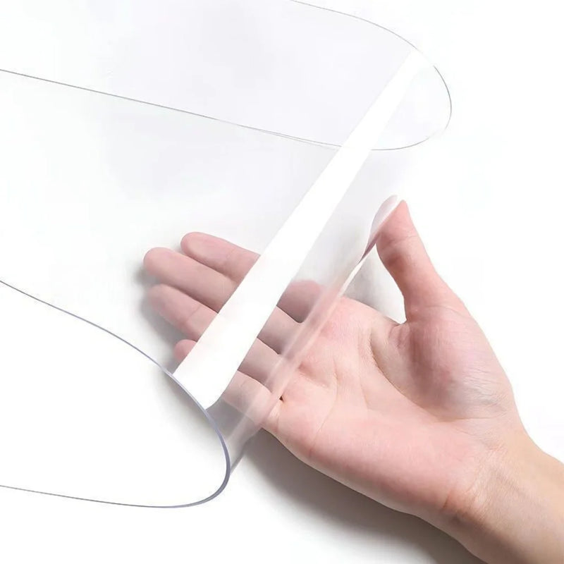 Bande de rideau de porte PVC transparent coupe-vent, 18 cm de large, 1,90 à 2,50 m