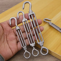 Tendeur crochet et œil en acier inoxydable 304, M4 à M6, 1, 2 ou 5 pièces