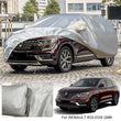 Housse voiture pour Renault Koleos QM6, taffetas de polyester argenté anti-UV avec sac de rangement