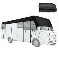 Housse de toit pour camping-car et caravane Oxford 210D, noire ou argent, 500 à 750 cm