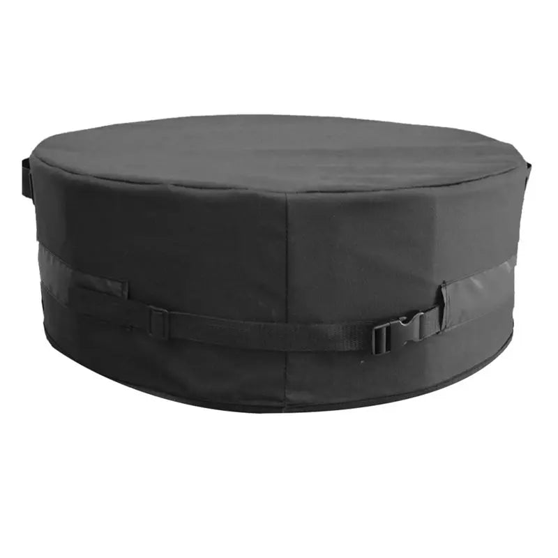 Housse brasero ronde 130 cm en polyester Oxford 600D imperméable anti-UV avec sangle