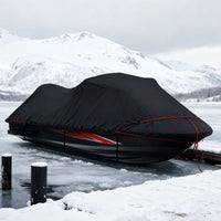 Housse de jet ski noire 420 x 300 cm, Oxford 210D imperméable, pour moto aquatique