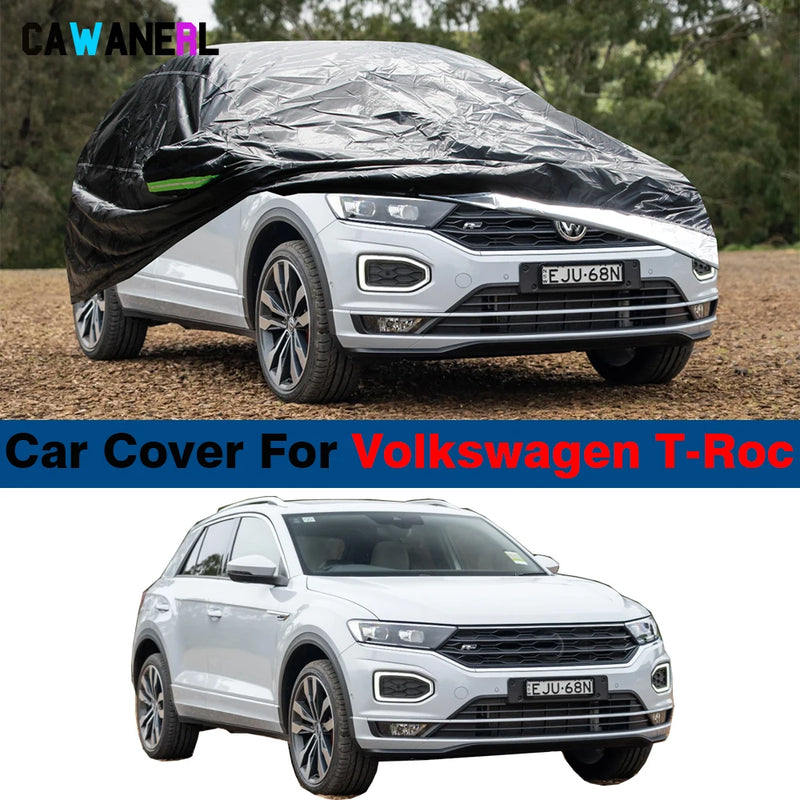 Housse voiture SUV compact noire imperméable et anti-UV, 435 x 184 x 160 cm