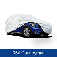 Housse voiture pour Mini Cooper R55 R56 R60 F55 F56 F60, argent, Oxford, anti-UV et neige