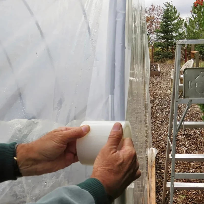 Ruban de réparation transparent anti-UV pour film de serre agricole, 10 m, 4,8 à 20 cm