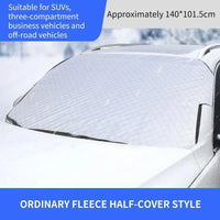 Protection pare-brise voiture givre et neige, imperméable, 2 tailles avec ou sans aimants
