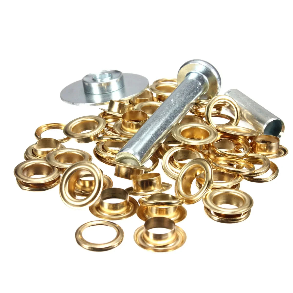 Kit de 63 œillets métalliques de 12 mm pour bâche, avec outil de pose