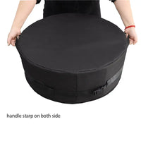 Housse brasero ronde 130 cm en polyester Oxford 600D imperméable anti-UV avec sangle