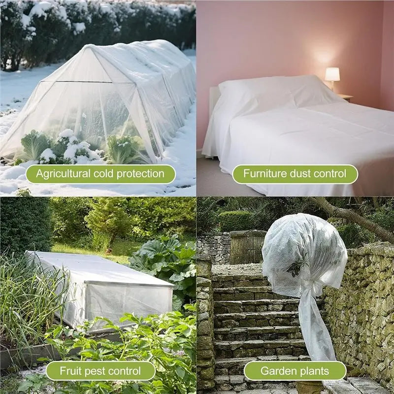 Voile d'hivernage non tissé 30 g/m² en rouleau, 3 x 20 m, protection antigel des plantes