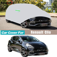 Housse de voiture pour Renault Clio 1990-2026, polypropylène 170T, anti-UV, coupe-vent