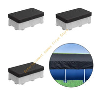 Bâche piscine hors sol rectangulaire Oxford 210D, 230 x 160 à 460 x 230 cm