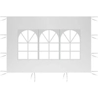 Bâche latérale pour tonnelle 3x2 m en Oxford imperméable, avec ou sans fenêtres, 4 coloris