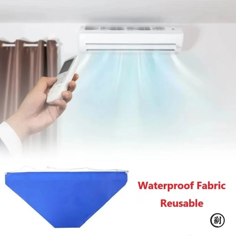 Housse de nettoyage épaisse en PVC pour climatiseur mural jusqu'à 100 cm, avec tuyau de vidange
