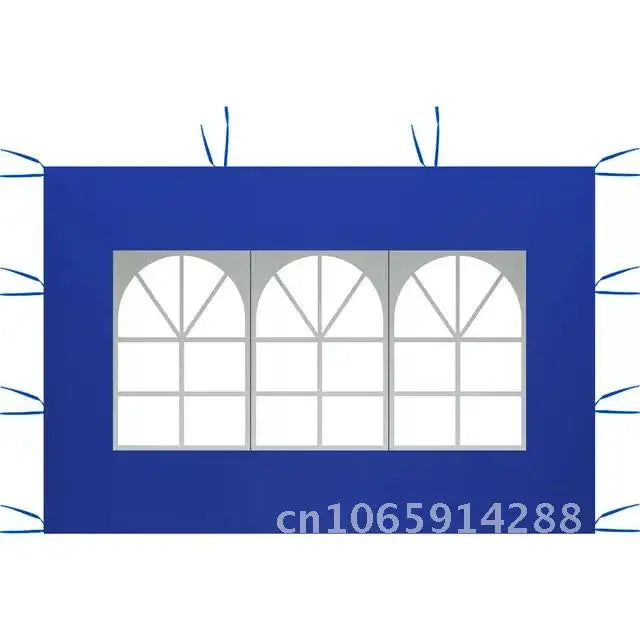 Bâche latérale pour tonnelle 3x2 m en Oxford imperméable, avec ou sans fenêtres, 4 coloris