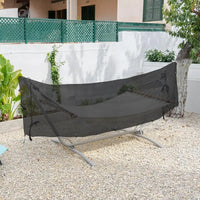 Housse de hamac sur support en Oxford 420D imperméable, anti-UV, 380 cm, avec sangles coupe-vent