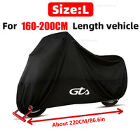 Housse scooter pour Vespa GTS, GTS Super et GTV, polyester 190T imperméable, anti-UV, 6 tailles