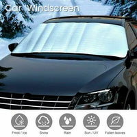Protection pare-brise antigel en aluminium 4 couches, anti-neige et anti-UV