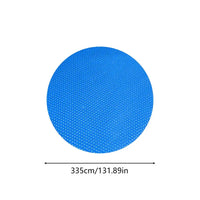 Bâche à bulles piscine hors sol ronde en PE, pour bassins de 183 à 366 cm