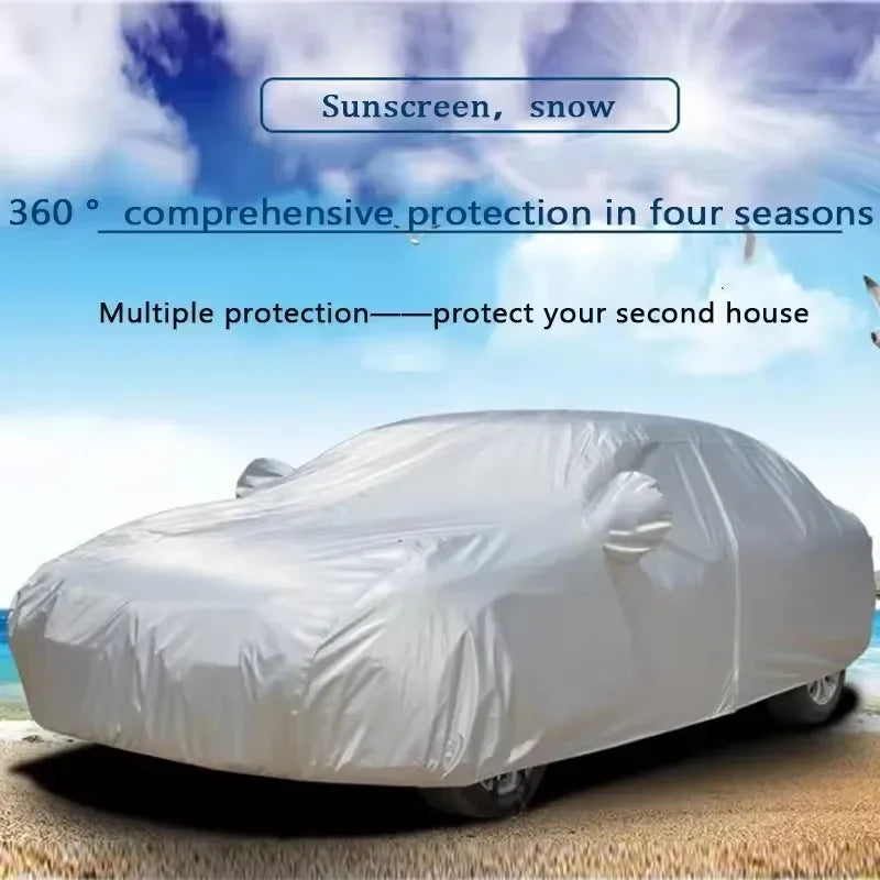 Housse voiture pour Mazda CX-3, CX-30, Mazda 3 et Mazda 6, polyester taffetas argent, imperméable anti-UV