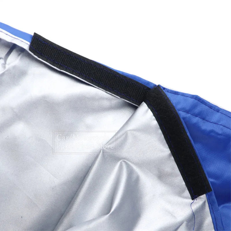 Housse de bôme de grand-voile bleue Oxford 210D, imperméable, anti-UV, 5 longueurs