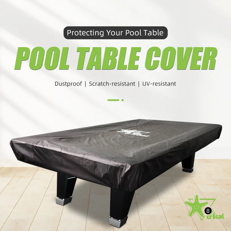 Housse billard 9 pieds noire ou marron, Oxford, 295 x 165 x 25 cm