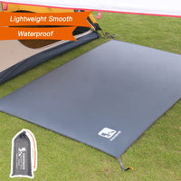 Bâche de sol de camping Oxford 210D avec œillets et sac, 5 tailles